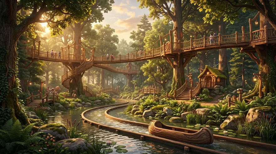 Themenwelt Naturama: Wald- und Naturlandschaft